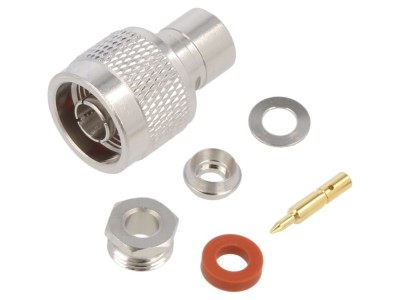 Conector N tată 50&amp;Omega;, PTFE foto