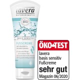Crema pentru picioare Lavera cu ulei de macadamia bio, 75ml, hidratare intensa, naturala si vegana