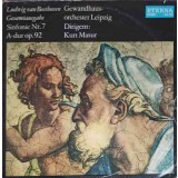 Disc vinil, LP. Sinfonie Nr. 7 A-dur Op. 92-Ludwig van Beethoven, Gewandhausorchester Leipzig, Kurt Masur-256590