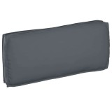 vidaXL Cojoc de palet antracit pentru șezut și spătar, 120 x 50 x 12 cm, fabricat din Oxford.