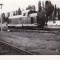 FOTOGRAFIE VECHE CAILE FERATE ROMANE LOCOMOTIVA CFR GARA BASARAB
