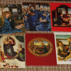 lot 10 carti postale unicef arta picturi celebre carte postala