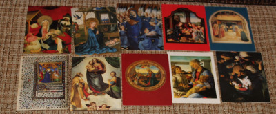 lot 10 carti postale unicef arta picturi celebre carte postala foto
