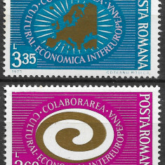ROMÂNIA 1973 - LP 822 - COLABORAREA CULTURAL-ECONOMICĂ INTEREUROPEANĂ - MNH