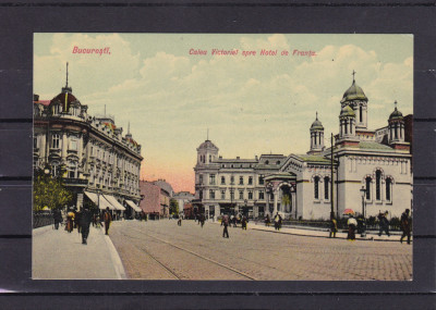 BUCURESTI CALEA VICTORIEI SPRE HOTEL DE FRANTA UPU foto