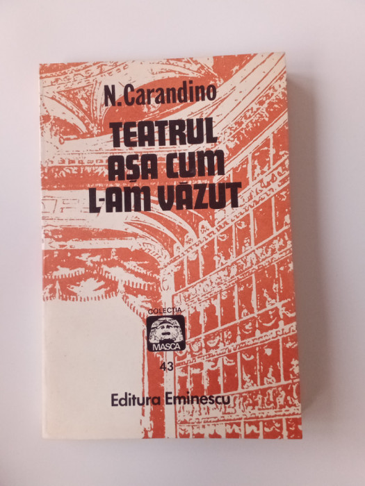 N. CARANDINO - TEATRUL AȘA CUM L-AM VĂZUT