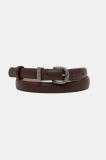 Answear Lab curea de piele femei, culoarea maro