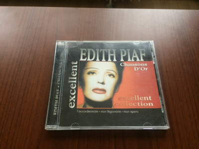 edith piaf excellent collection chansons d&amp;#039;or cd disc muzica usoara slagare VG+ foto