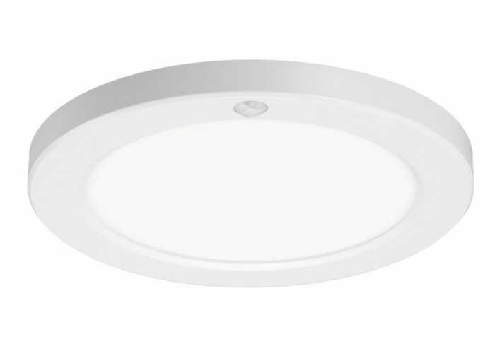 Lampa LED de tavan cu senzor de miscare 6m interior 18W 1200lm 4000K IP20 plafoniera incastrabila 231x19mm, 3 ani garantie