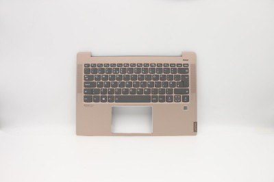 Carcasa superioara cu tastatura palmrest Laptop, Lenovo, IdeaPad S540-14API Type 81NH, 5CB0S17258, AM2GE000B30, Cooper, iluminata, layout UK foto