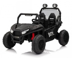 UTV electric pentru copii cu 2 locuri, Kinderauto Dune-Buggy V2, 800W, 24V 10Ah, premium, negru foto