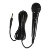 Microfon cu Fir Dinamic Negru MIC611 Karaoke, Conferinte, Cor Bisericesc, Cablu 2m