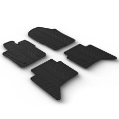 Set covorase auto din cauciuc FORD RAPTOR 02.2022-, VW AMAROK DOUBLE CAB 2022- (modele pe benzina, automate) Pick-up, 4 buc.