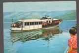 CPIB 24044 - CARTE POSTALA - BICAZ - LACUL DE ACUMULARE, VAPOR, CIRCULATA, 1985
