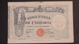 Italia 50 Lire 1935, Bancnota veche, Numismatica Europa