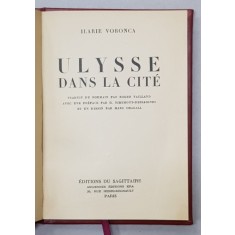 ILARIE VORONCA, ULYSE DANS LA CITE - PARIS, 1933 CU UN DESEN DE MARC CHAGALL