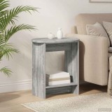 vidaXL Masă laterală Sonoma gri 50 x 39,5 x 55 cm Lemn prelucrat 899858