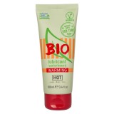 Hot-Lubrifiant Bio pe Bază de Apă cu Efect &Icirc;ncălzitor 100 ml