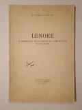 D. Caracostea - Lenore: o problemă de literatură comparată și folklor (1929)