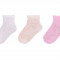 Ciorapei subtiri pentru fetite cu model in tesatura (Culoare: Roz, Marime