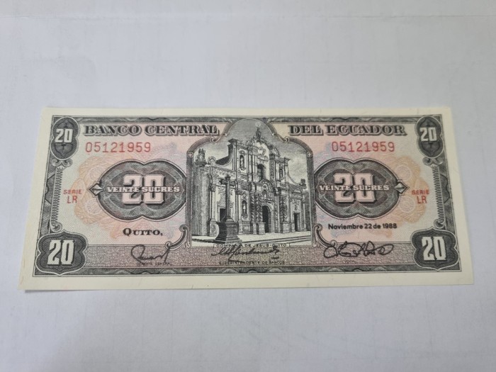 bancnota ecuador 20 s 1988 (lr)