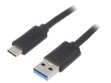 Cablu USB 3.1 A la C 1,8m Negru