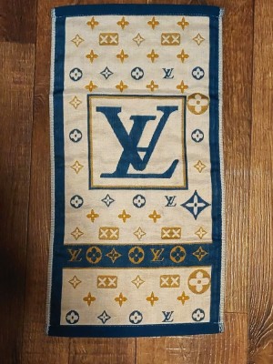 Prosop mic Louis Vuitton LV 100%cotton, 27x50cm foto