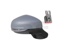 Oglinda usa exterioara Ford Fiesta, 08.20, partea dreapta, SRLine, reglare electrica; grunduit; cu incalzire; sticla convexa; sticla crom; 12 gauri / foto