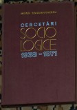 Miron Constantinescu - Cercetari sociologie 1938-1971