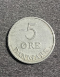 Moneda 5 ore 1952 Danemarca, Europa