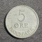 Moneda 5 ore 1952 Danemarca