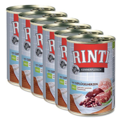 Conservă RINTI poultry hearts - 6 x 400g foto