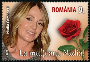 ROMANIA 2021 LA MULTI ANI NADIA serie 1 timbru LP.2345 MNH** foto