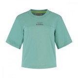Aston Martin tricou de dama Crop Top green F1 team 2025 - L