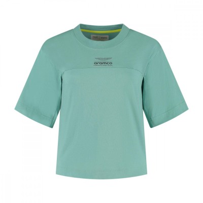Aston Martin tricou de dama Crop Top green F1 team 2025 - S foto