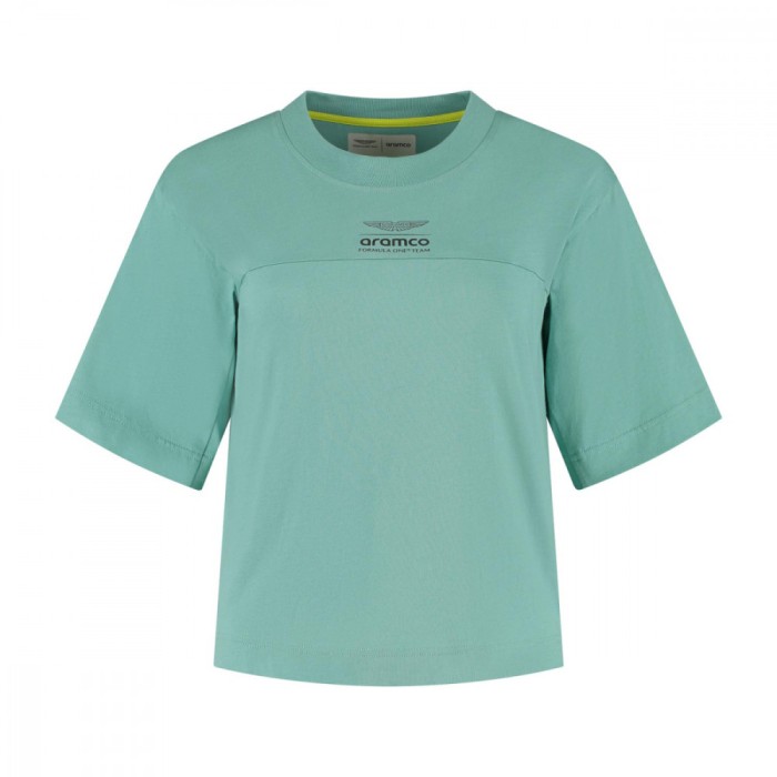 Aston Martin tricou de dama Crop Top green F1 team 2025 - S