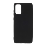 Husa protectie compatibila cu samsung s20 plus liquid silicone case negru, Flippy