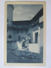 Rara! Carte postala circulata 1927:Regina Maria cu prin?esele la castelul Bran foto