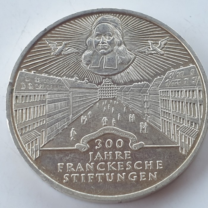 Germania 10 marci / mark 1998 argint