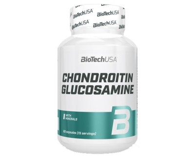 Supliment Alimentar Chondroitin Glucosamine 60cps Bio Tech USA foto