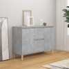VidaXL Servantă, gri beton, 103,5x35x70 cm, PAL
