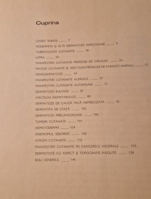Atlas de dermato venerologie Aurel Conu Al. Coltoiu foto