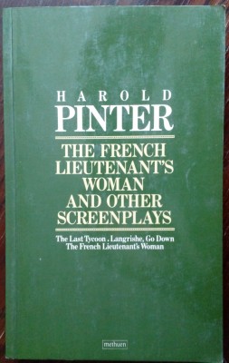 HAROLD PINTER-SCREENPLAY:FRENCH LIEUTENANT&amp;#039;S WOMAN/LAST TYCOON/LANGRISHE GO DOWN foto