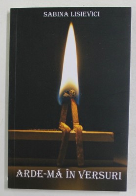 ARDE- MA IN VERSURI de SABINA LISIEVICI , 2019 foto