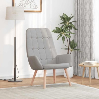 Gossi scaun de relaxare cloud grey fabric foto