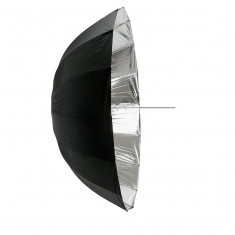 Umbrela studio parabolica deep reflexie silver - black 140cm - 16 spite FARA HUSA foto