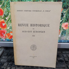 Revue Historique du Sud-Est Europeen, XXI, Gheorghe Brătianu, Pippidi, 1944, 147