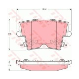 Placute frana Chrysler 300 C Touring (Lx), 09.2004-12.2010, Lancia Thema, 2011-, TRW