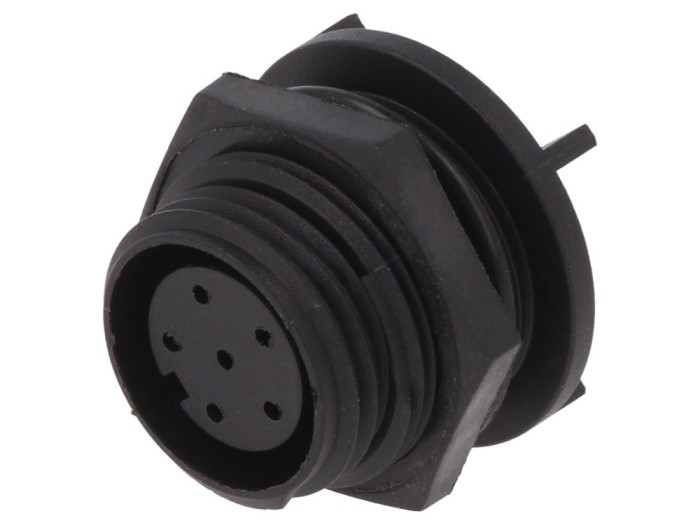Conector circular soclu mamă IP68 6P
