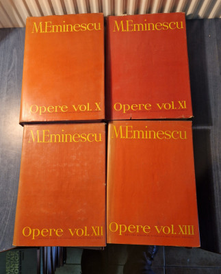 Mihai Eminescu Opere editia Perpessicius Publicistica volumele 10 11 , 12 , 13 foto